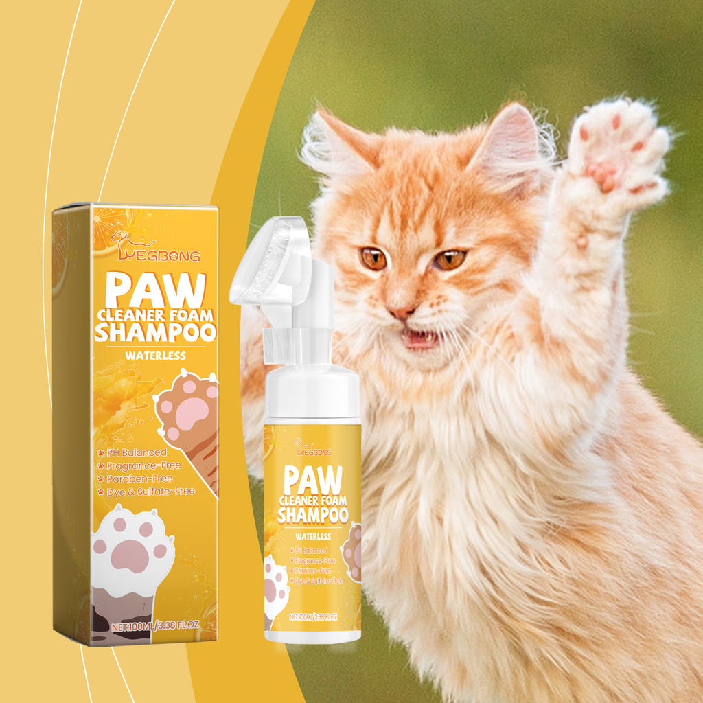 Pet Paw Foam Cleaner, Pet Cleaning, Moisturizing, Nourishing And Nourishing Cat And Dog Feet