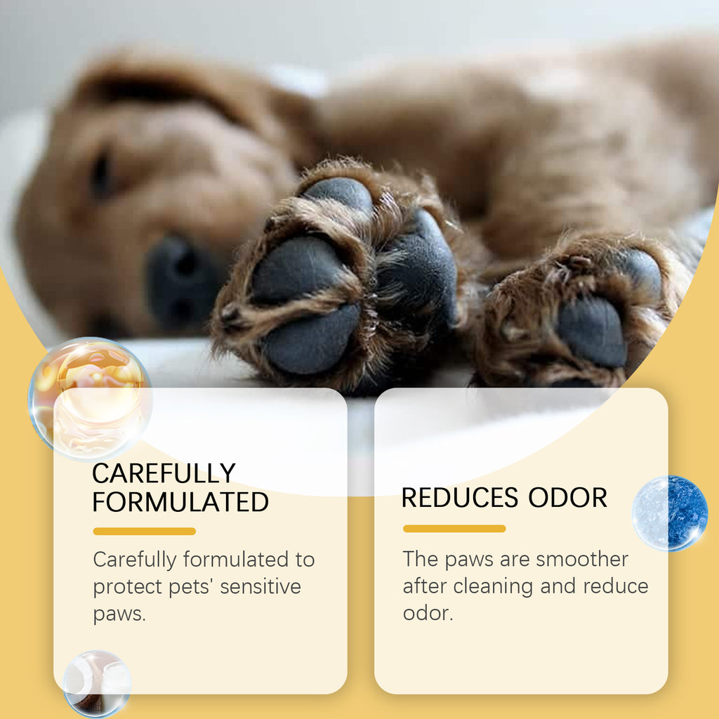 Pet Paw Foam Cleaner, Pet Cleaning, Moisturizing, Nourishing And Nourishing Cat And Dog Feet