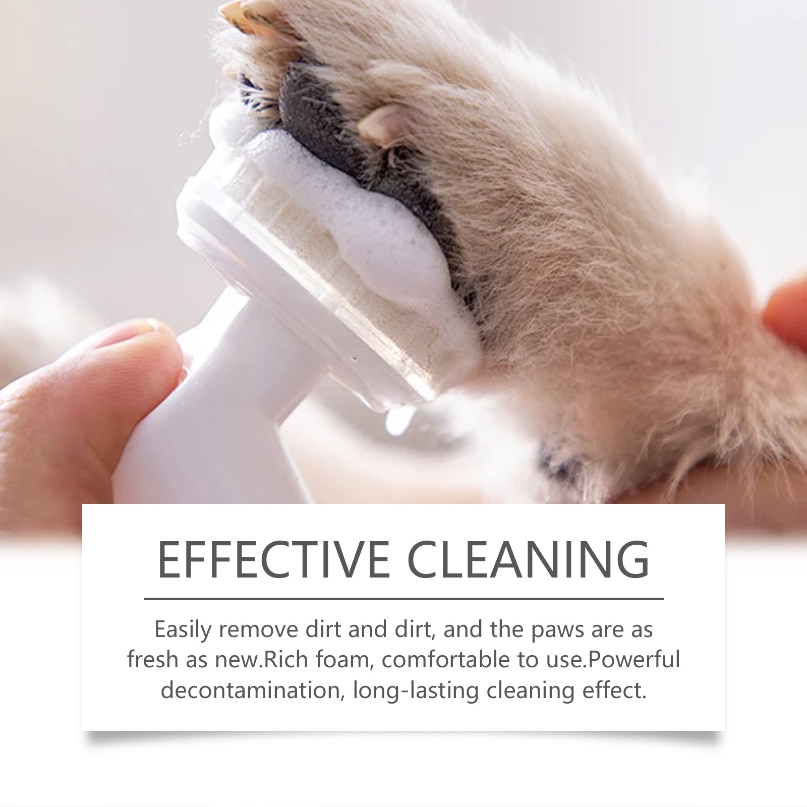 Pet Paw Foam Cleaner, Pet Cleaning, Moisturizing, Nourishing And Nourishing Cat And Dog Feet