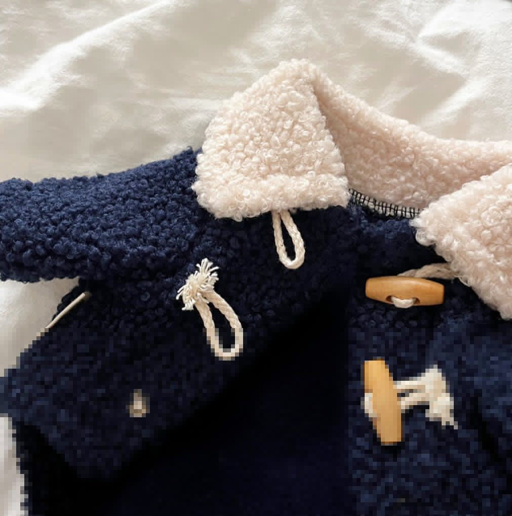 Thick and warm fleece jackets with buttons for dogs and cats in autumn and winter, Teddy, Yorkshire and Bichon Frise all puppy clothes