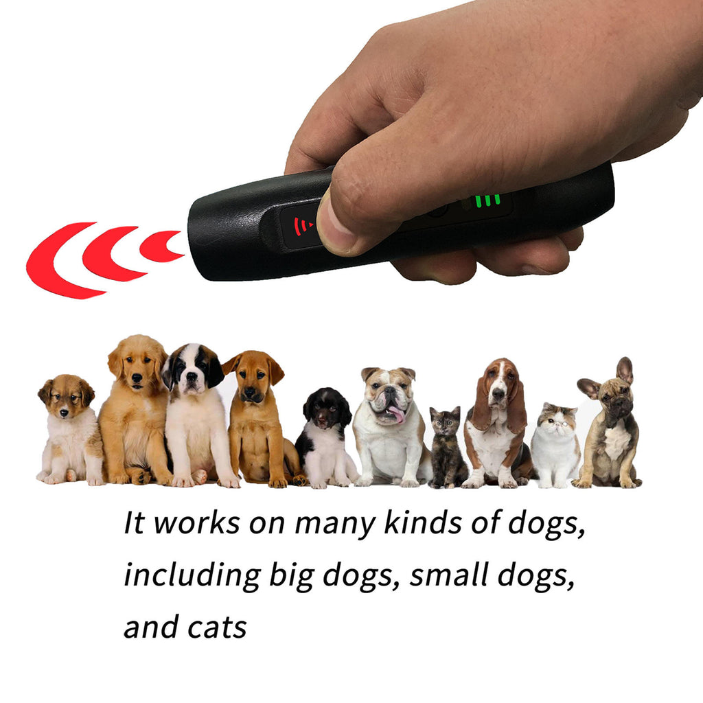 Pet Training Anti Barking USB Recharge Ultrasonic Pet Dog Repeller Handheld Repellent
