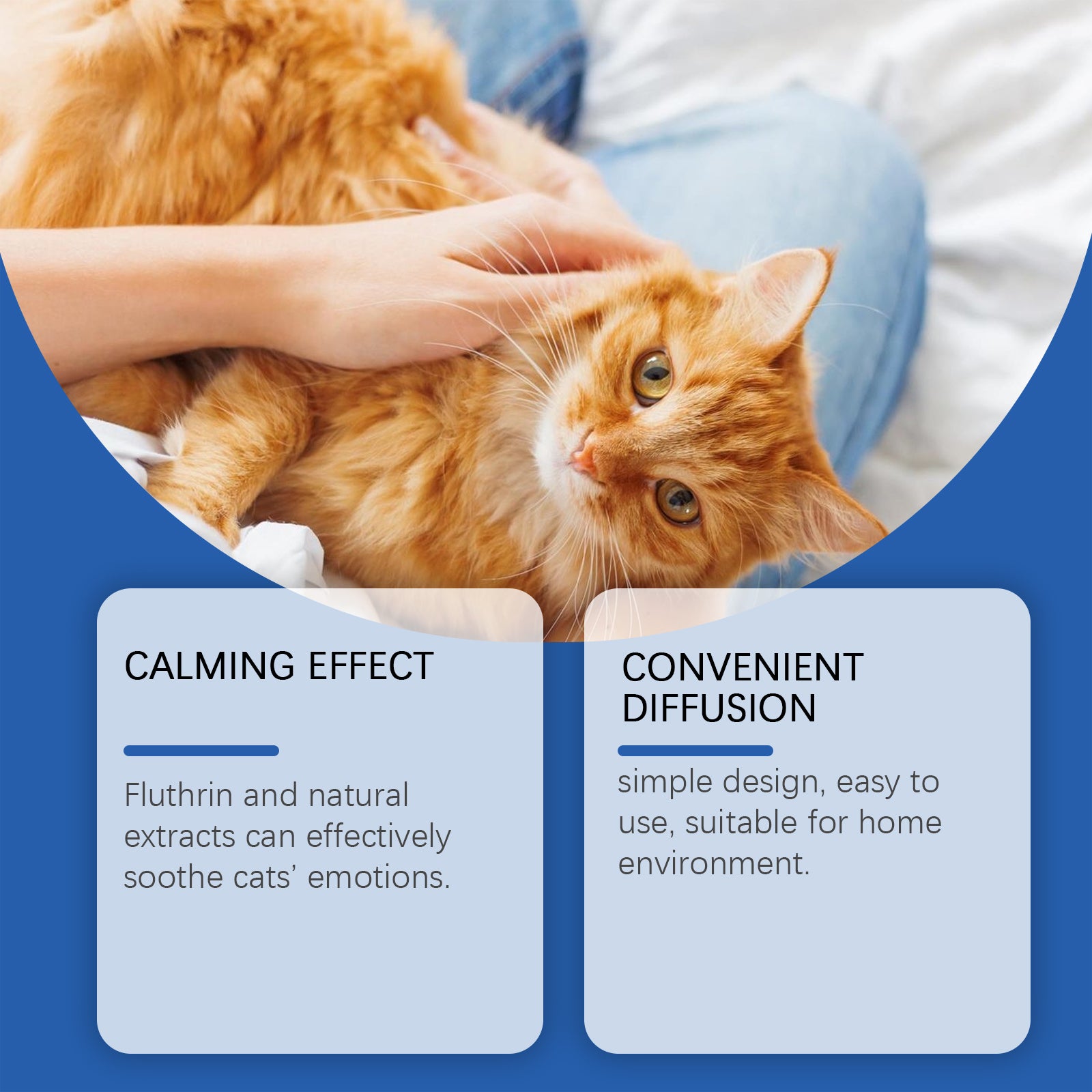 Yegbong Cat Mood Diffuser Set Pet Cat Grumpy Mood Care Solution Multi-Cat Conflict Scratching