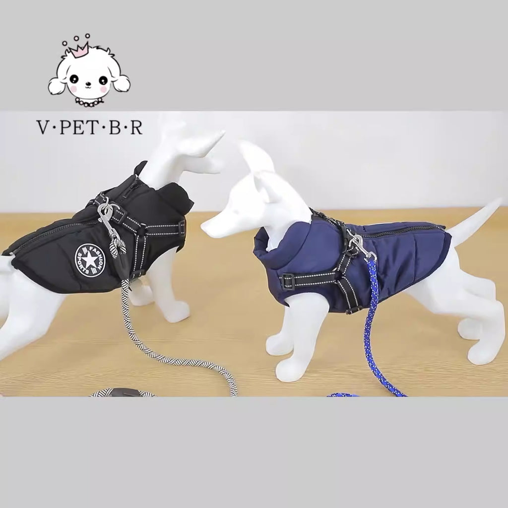 Pet clothing Large dog charging suit Thickened waterproof pet supplies Dog supplies