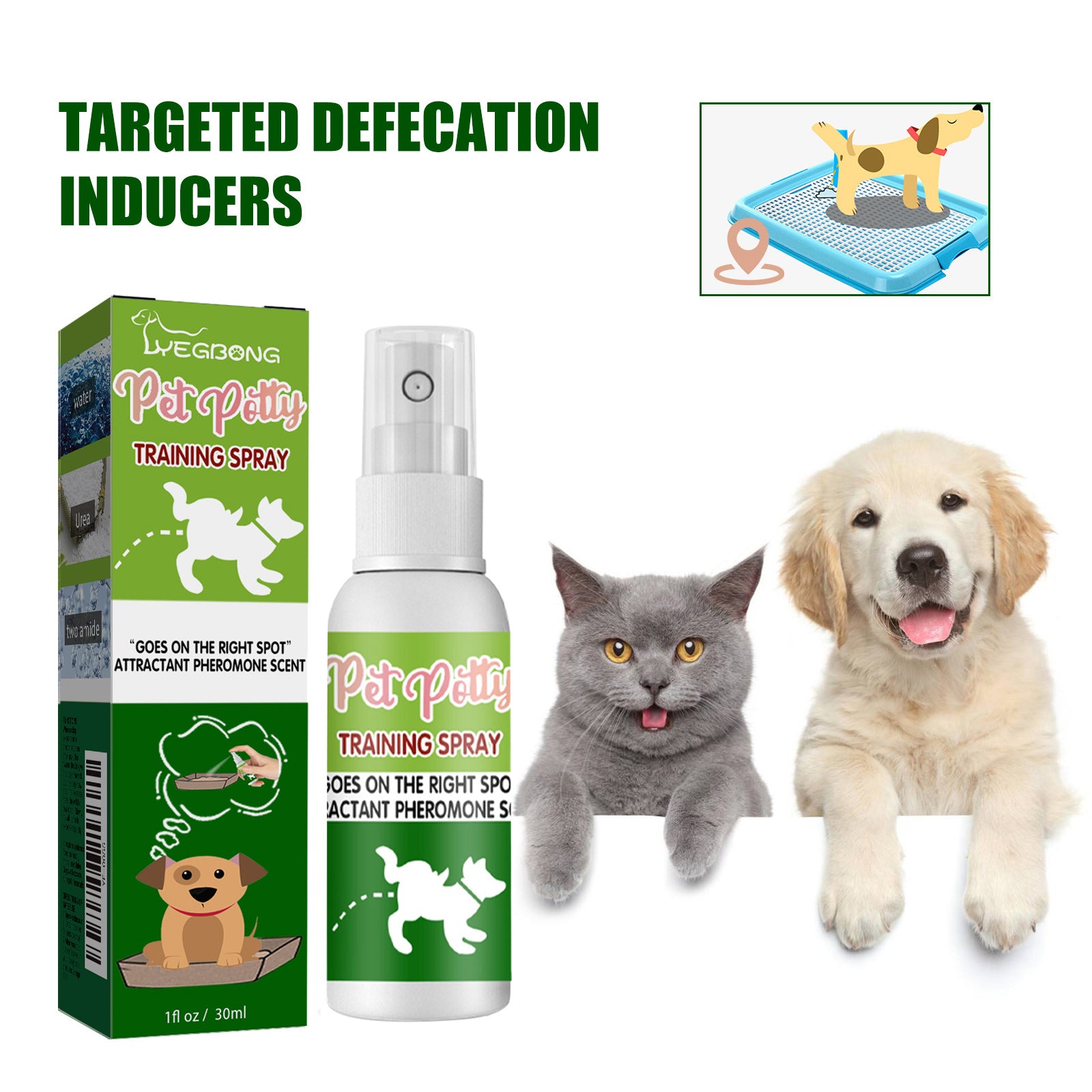 Pet Location-Based Defecation Inducers, Pet Toilet Inducer Urine Locator Toilet Training Agent