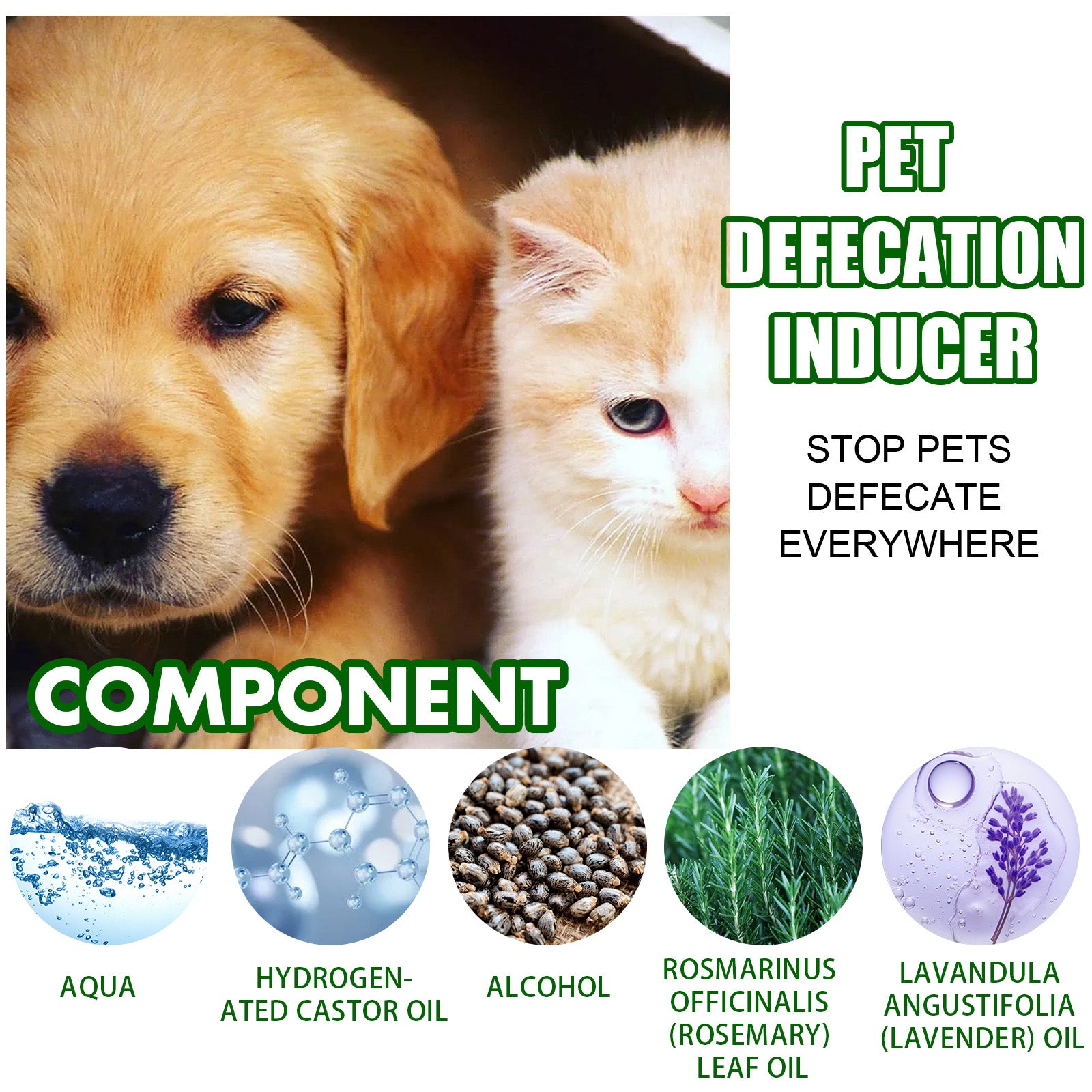 Pet Location-Based Defecation Inducers, Pet Toilet Inducer Urine Locator Toilet Training Agent