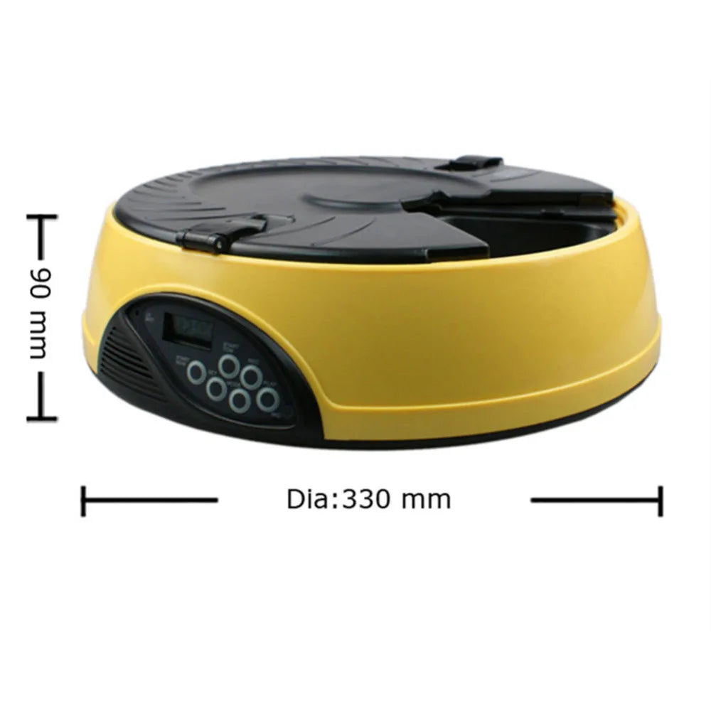 6 Meal Pet automatic feeding machine